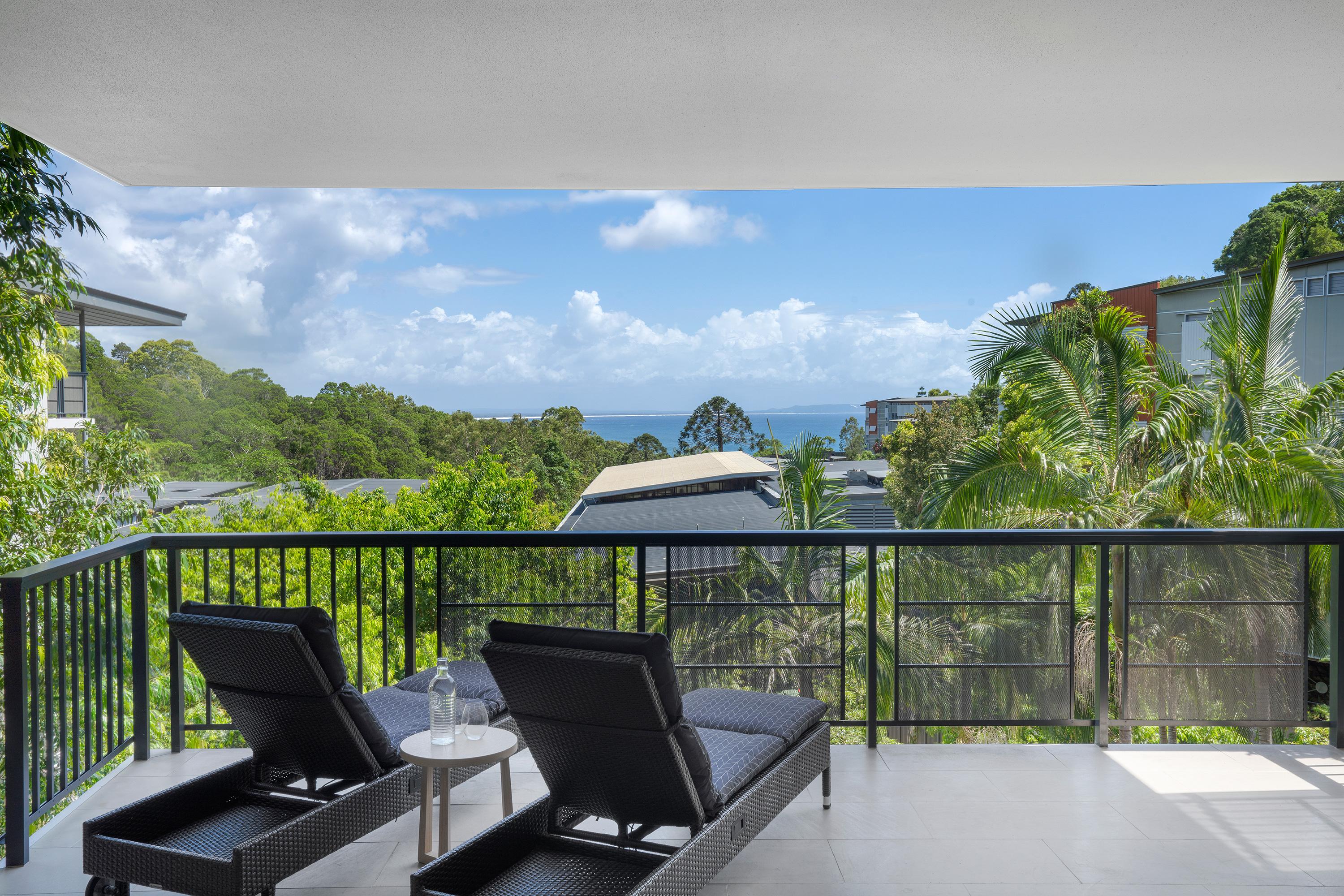 Peppers Noosa Resort And Villas Noosa Heads Exterior foto View from the hotel